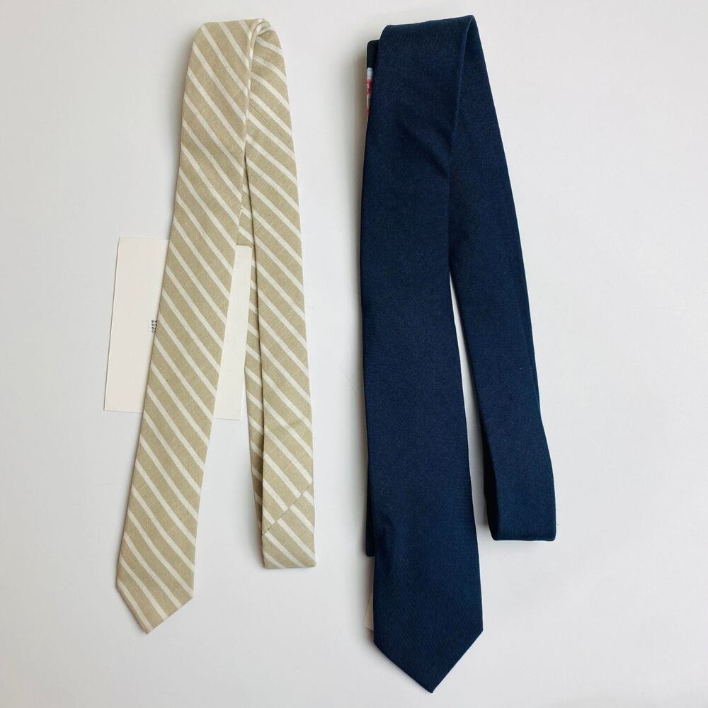 Set of 2 Neck Tie for Men Filthy Etiquette 100% Cotton Richard / Birkdale NEW‎